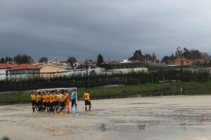 Macieira, Pina, Hugo, Jorge, Machado, Ricardinho, Carlos, Diogo, Kennedy, Fred e Boni